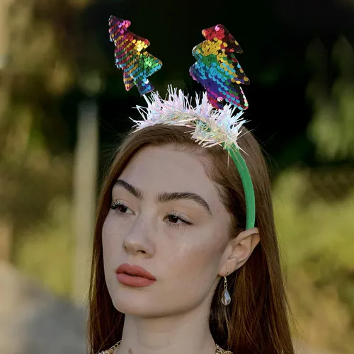Diadema Navideña Para Sujetar El Pelo, Año Nuevo