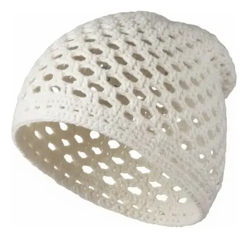 Combo Bikini Traje De Baño Mujer Gorro Crochet Hilo Red