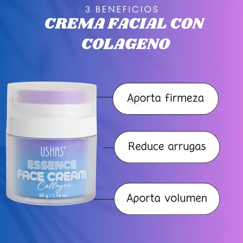 Crema Facial Hidratante Antiarrugas Con Colageno Todo Tipo De Piel Noche