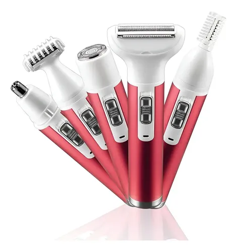 Depiladora Eléctrica 5 En 1 Portatil Usb Mujer Cuerpo Facial
