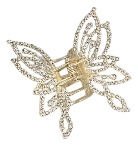 Broche Hebilla Accesorio Mariposa Strass