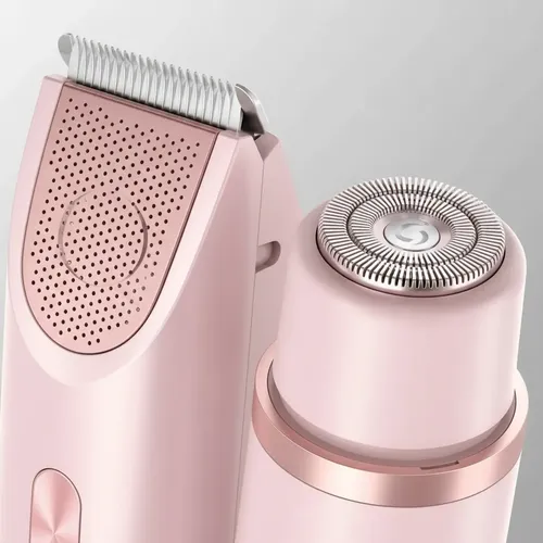 Depiladora Eléctrica 2 En 1 Recargable Usb Rosa ..,
