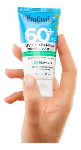 Veganis Protector Solar Facial Fps 60 Invisible Sin Tacc