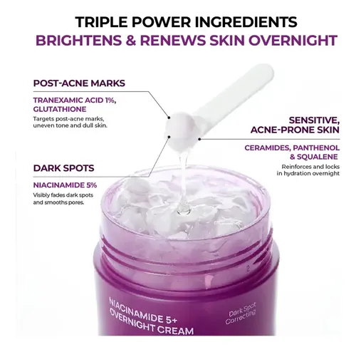 Jumiso – Niacinamide 5 + Overnight Cream – 50ml