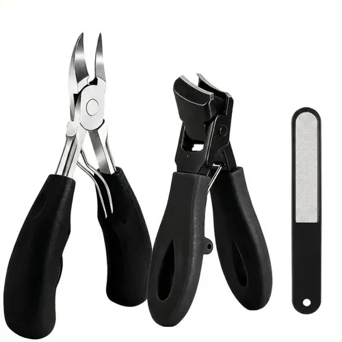 Cortauñas Para Uñas Gruesas Y Encarnadas, Kit 3 Piezas
