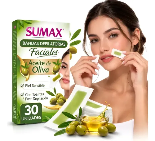 Bandas Depilatorias Faciales Rostro Para Todo Tipo De Pieles