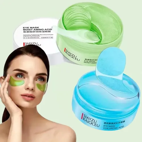 Qiao60 Parches Hydrogel Ojos Colágeno Hidratante Mejora Las