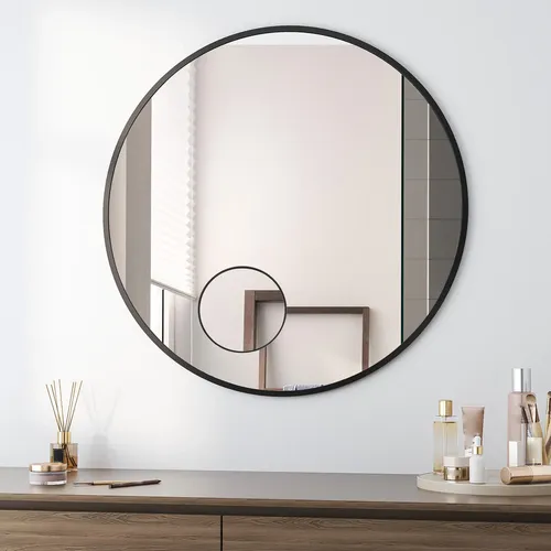 Espejo De Maquillaje Portátil Con Lupa, 5 Unidades, Con Vent