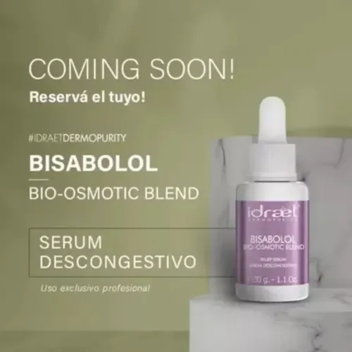 Serum Descongestivo Bisabolol De Idraet 30gr. Momento de aplicación Día/Noche Todo tipo de piel