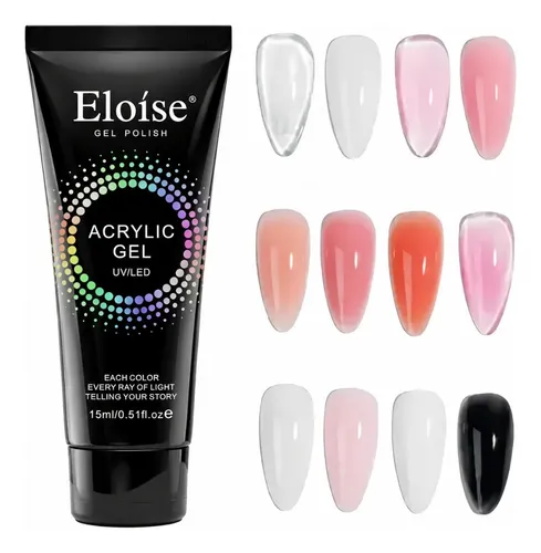 Kit X2 Polygel Eloise 15 Ml Gel Constructor Para Uñas Uv Led