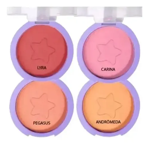 Rubor Polvo Blush Stay Fix Ruby Rose Vitamina E Waterproof Tono Del Maquillaje Andrómeda