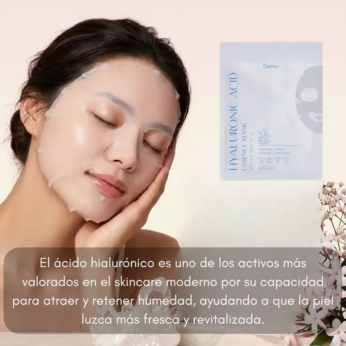 Mascara Facial Coreana Coony Hialuronico Piel Seca Hidrata