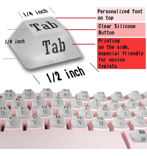 Ivaso 80 Pcs Pegatinas De Teclado Translúcidas Para Uñas