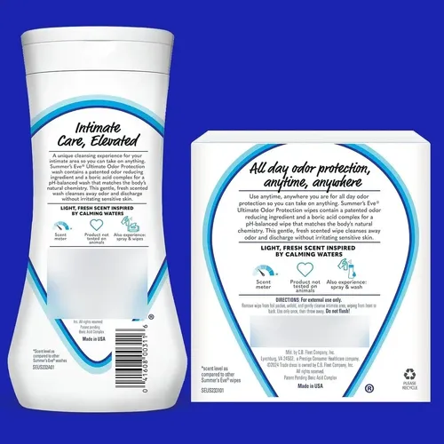 Jabón Y Toallitas Femininas Summer’s Eve 15 Oz Y 12 Uds