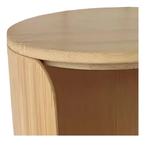 Bamboo Round Cotton Pad Holder, Reusable Makeup Remover