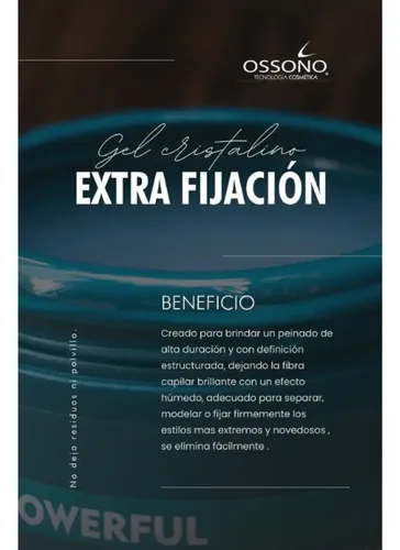 4 Gel Ossono Barber X 800 Grs High Powerfull Envio Al Pais