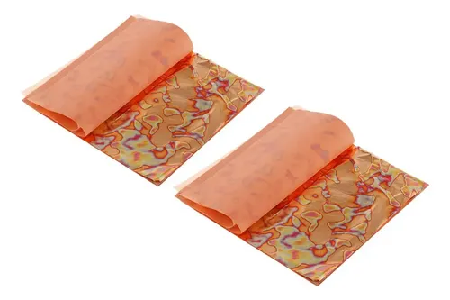 50 Hojas De Pan De Oro De Colores Para El Patrón De