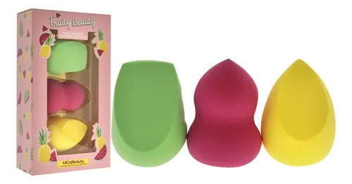 Pack Trío De Batidoras De Maquillaje Mcobeauty Fruity Beauty