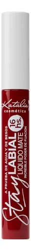 Labial Liquido Matte Katalia Stay 16 Hs De Duración Color Borgoña