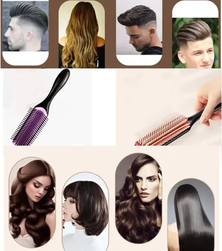 2 Piezas Cepillo Para Cabello Denman, Peine De Peinado