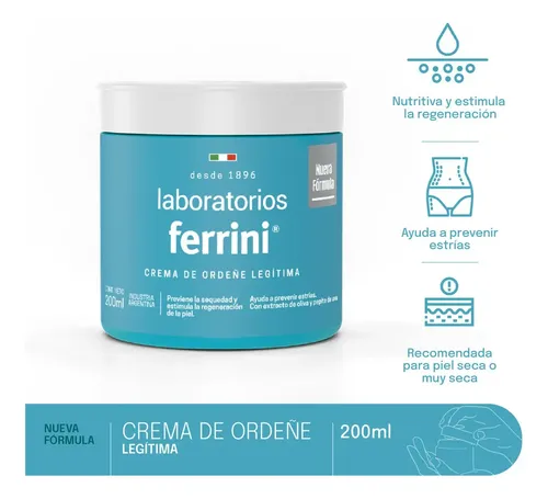 Crema De Ordeñe Ferrini Aloe Vera/tradicional/legitima X 200