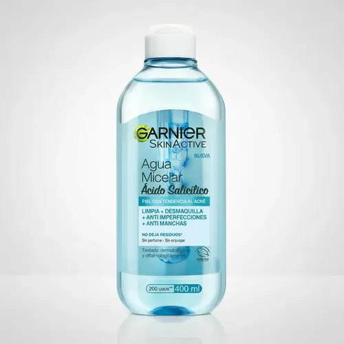Agua Micelar Garnier Skin Active Acido Salicílico 400 Ml