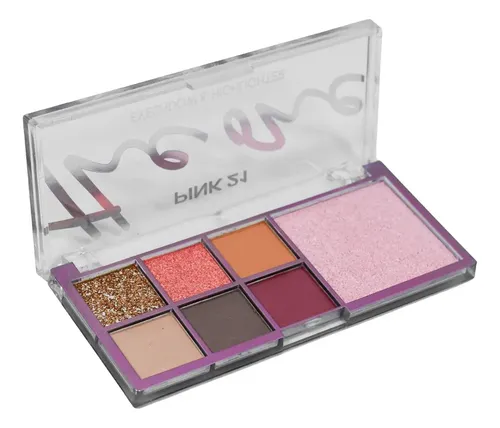 Paleta De Sombras E Iluminador The One Pink 21 Original
