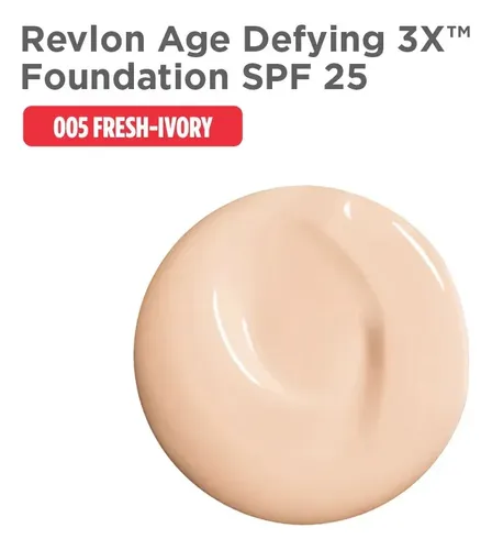 Base Líquida Revlon Age Defying 3 X X 30 Ml 005 Fresh Ivory