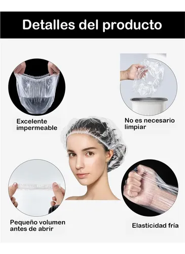 Gorro De Baño G 200 Piezas, Para Mujer, Talla L