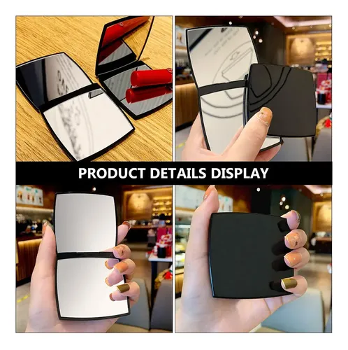 Espejo De Maquillaje Compacto De Doble Cara Espejo De Mano P
