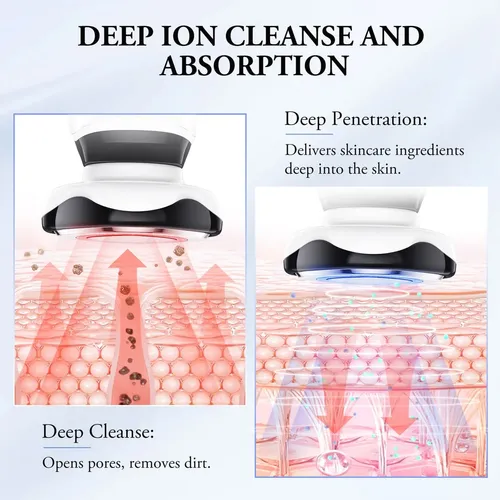 Antimasajeador Facial Lephoton 1 Con Microcorriente 4 Pulgad