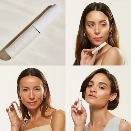 Holista Iluminador Líquido 8 Ml Tono del maquillaje Gold – con Acido Hialurónico, Vitamina E y Aminoácidos