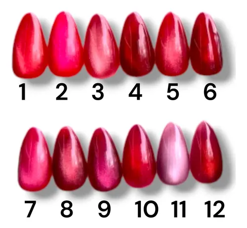 Esmalte Semipermanente Para Uñas Red Cat Eye Charm Limit