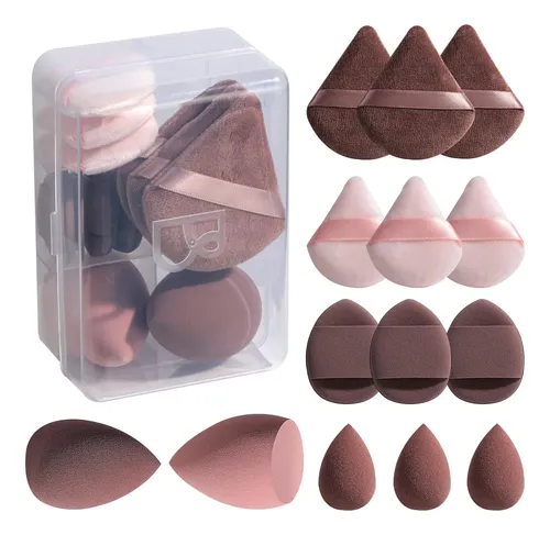 Bs-mall Set 14 Esponjas Triángulo Maquillaje
