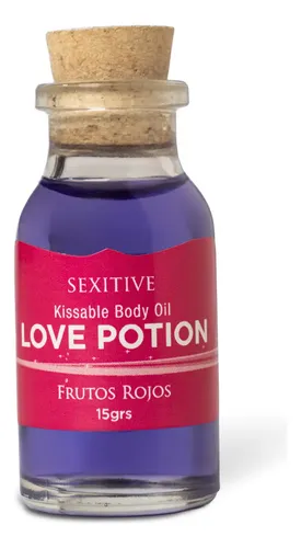 Aceite Comestible Love Potion Sexitive Frutos Rojos 15gr