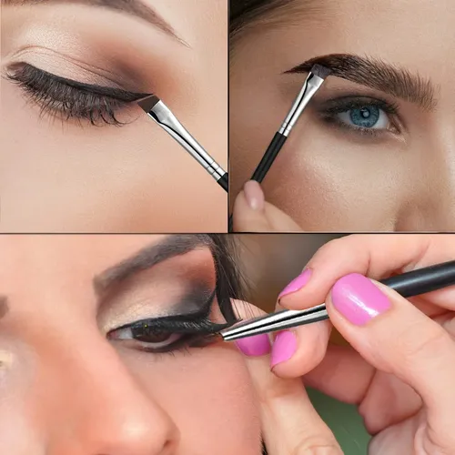 Set De Brochas De Maquillaje Jassins, Pincel Delineador De O
