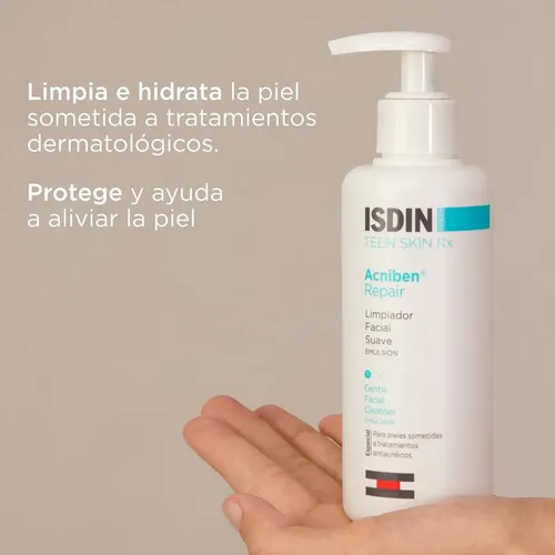 Limpiador facial suave Repair Emulsion 180ml Isdin