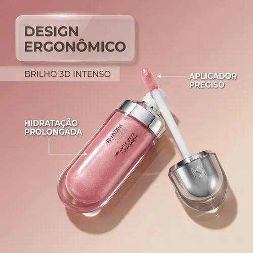 Brillo de labios Kiko Milano color 17, hidratación intensa con acabado vinilo, textura ligera y larga duración.
