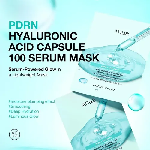 Máscara Facial Anua Pdrn Con Ácido Hialurónico 10ea
