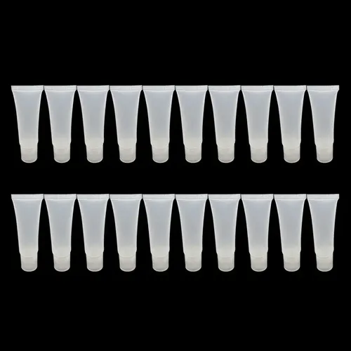 20x Envases De Tubo De Brillo De Labios Bálsamo De 10ml