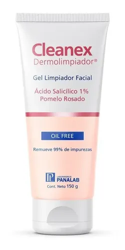 Cleanex Gel Limpiador Facial Piel Normal A Grasa Y Acne 150g