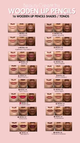 Delineador De Labios Beauty Creations De Madera Color Ur Cherry Sweet