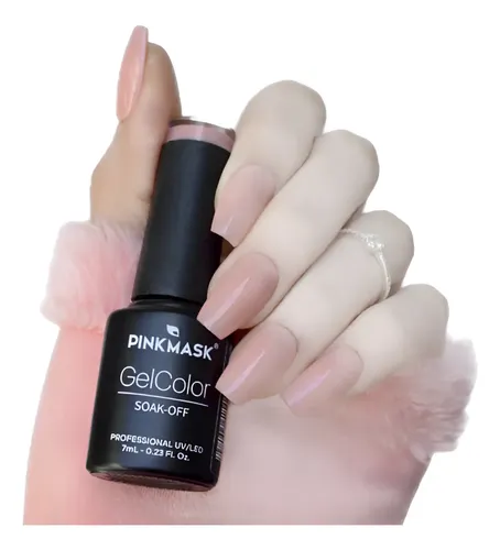 Pink Mask Gel Color Uv/led Semipermanente 7ml