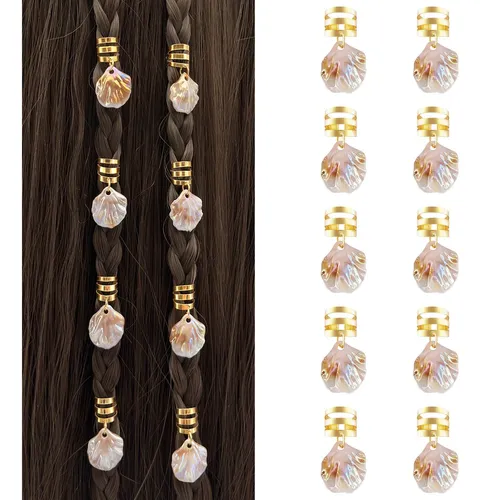 Kit De 10 Accesorios Para Cabello, Anillos Y Pinzas