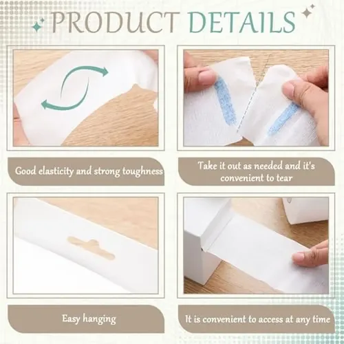 5 Rollos De Tiras De Papel De Barbero Para Cuello De Marspar