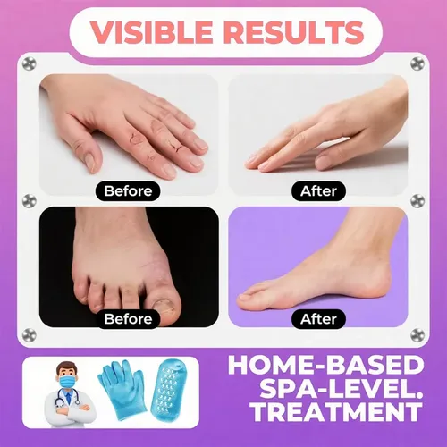 Set Spa Humectante Guantes Calcetines Azul Kukugo
