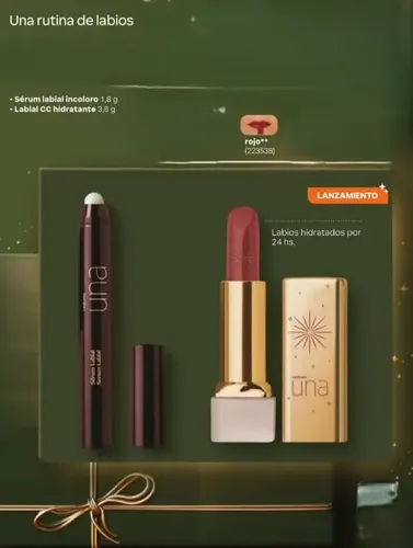 Natura Una Rutina De Labios Rouge Set De Maquillaje