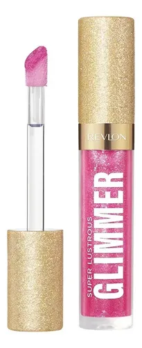 Labial Super Lustrous Glimmer Gloss Rose Glow Revlon