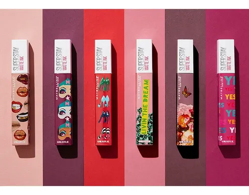 Labial Líquido Maybelline Matte Ink By Ashley Longshore Color 95 – Visionary