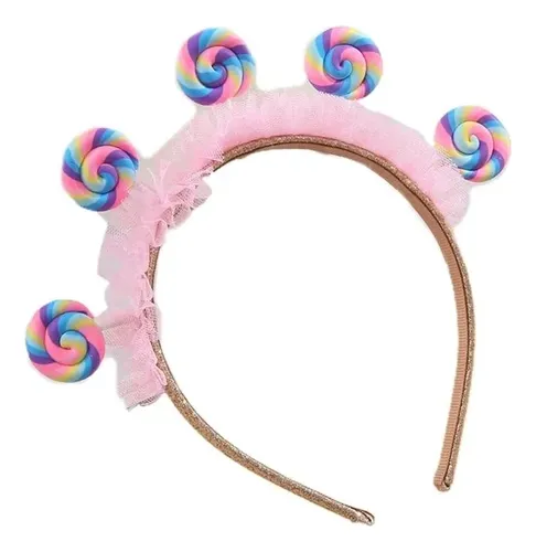 ..colorida Diadema Con Forma De Piruleta Para Carnavales.. Shape 2
